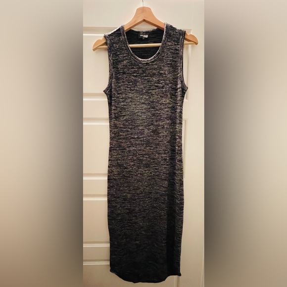 ARITZIA Wilfred Free Black Sleeveless Midi Dress - Picture 2 of 4